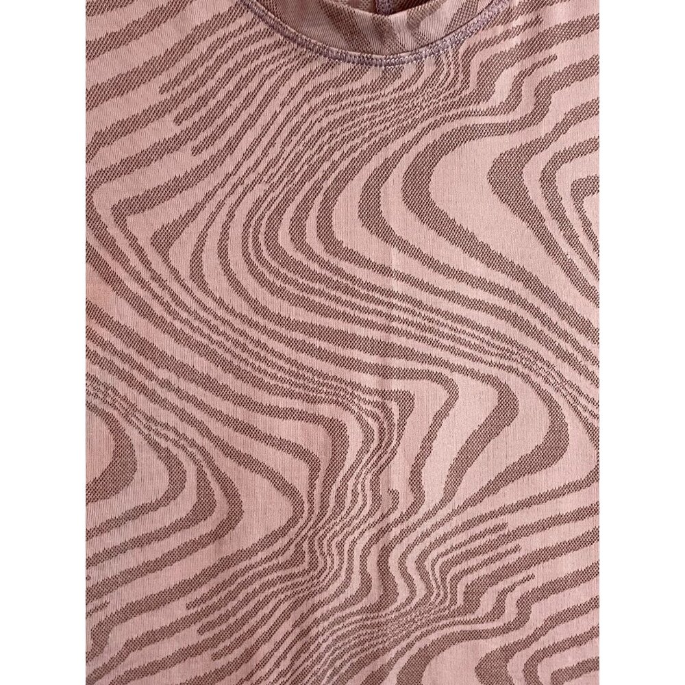 Athleta Size XS  Momentum Seamless Tank Top Smoked Mauve Marble Racerback $65 - Picture 4 of 10